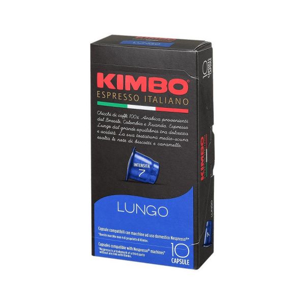 Кофе в капсулах KIMBO NC Lungo Nespresso Original крепость 8 10 шт. [014495]