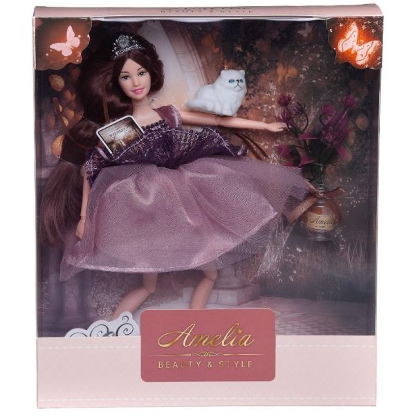 Кукла ABTOYS Amelia Королевский прием PT-01640 с аксессуарами 30 см